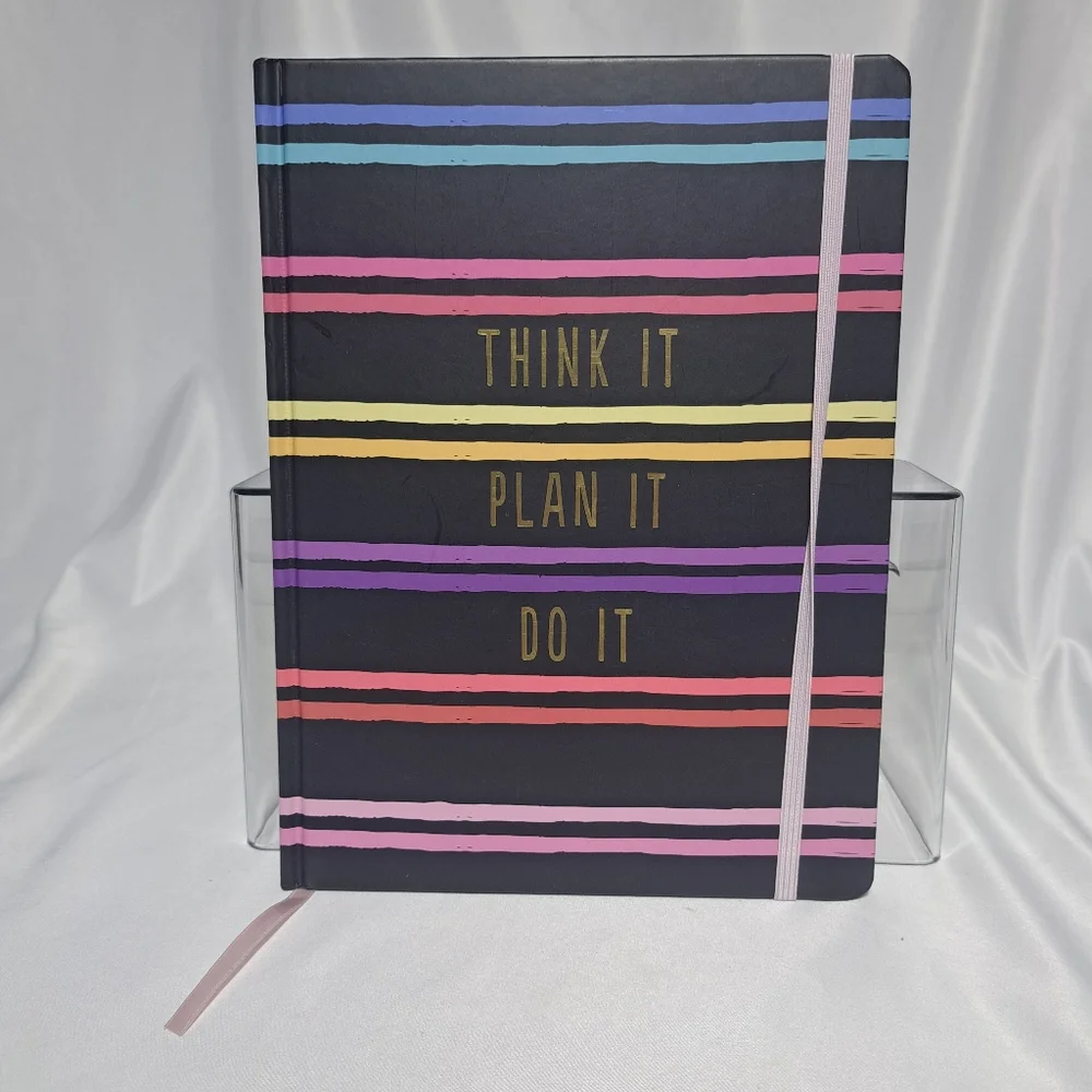 Think It Plan It Do It‎ Journal With Stickers 160 Lined Pages 10 X 7.75
